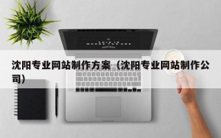 毕节沈阳专业网站制作方案（沈阳专业网站制作公司）